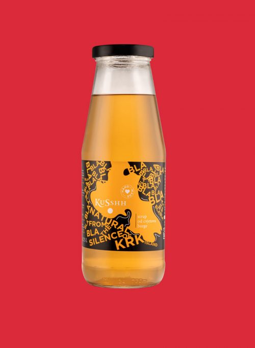 Syrup from elderberry flowers